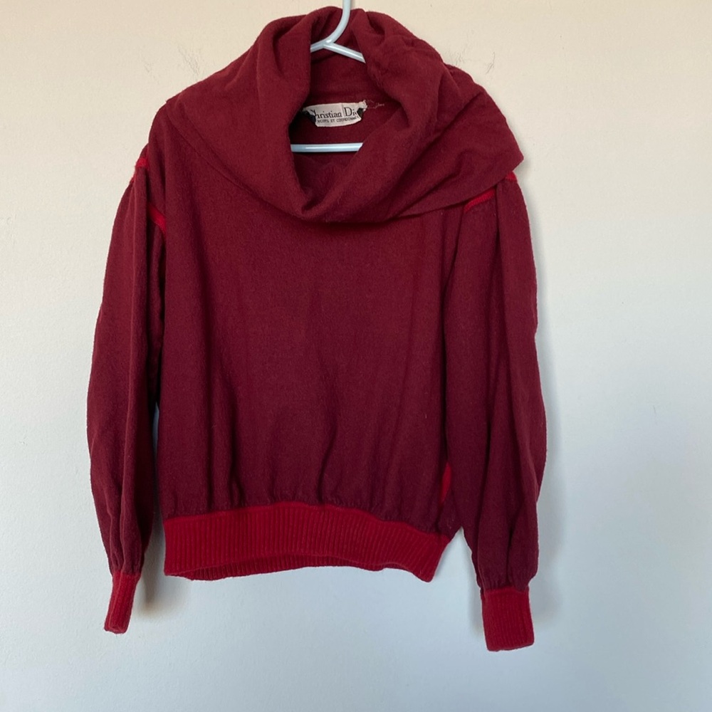 Vintage Christian Dior Sweater 100%Wool
